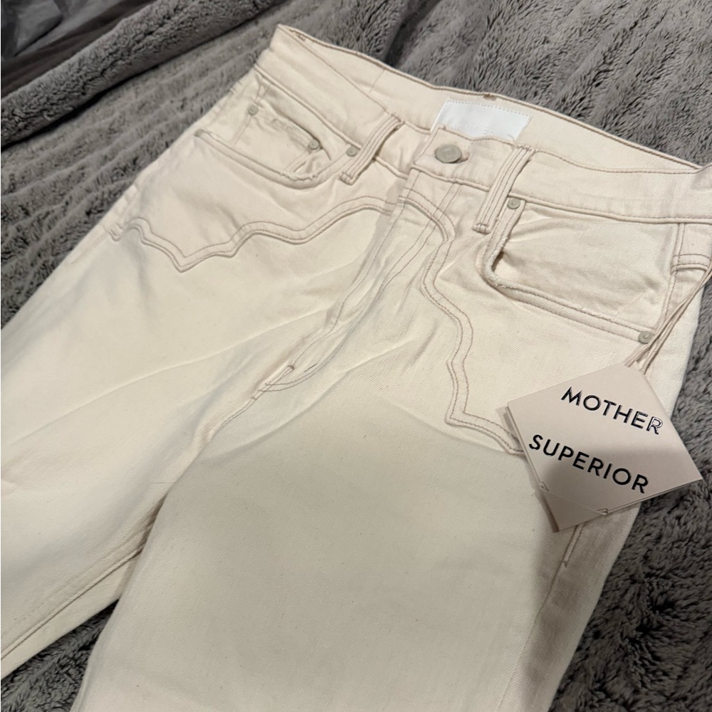 Mother Cream Jeans